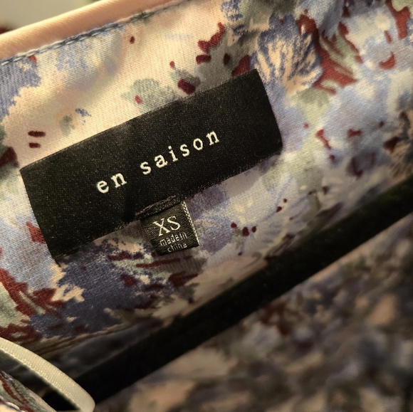 Floral Ruffle Mini Wrap Dress - XS - Picture 6 of 11